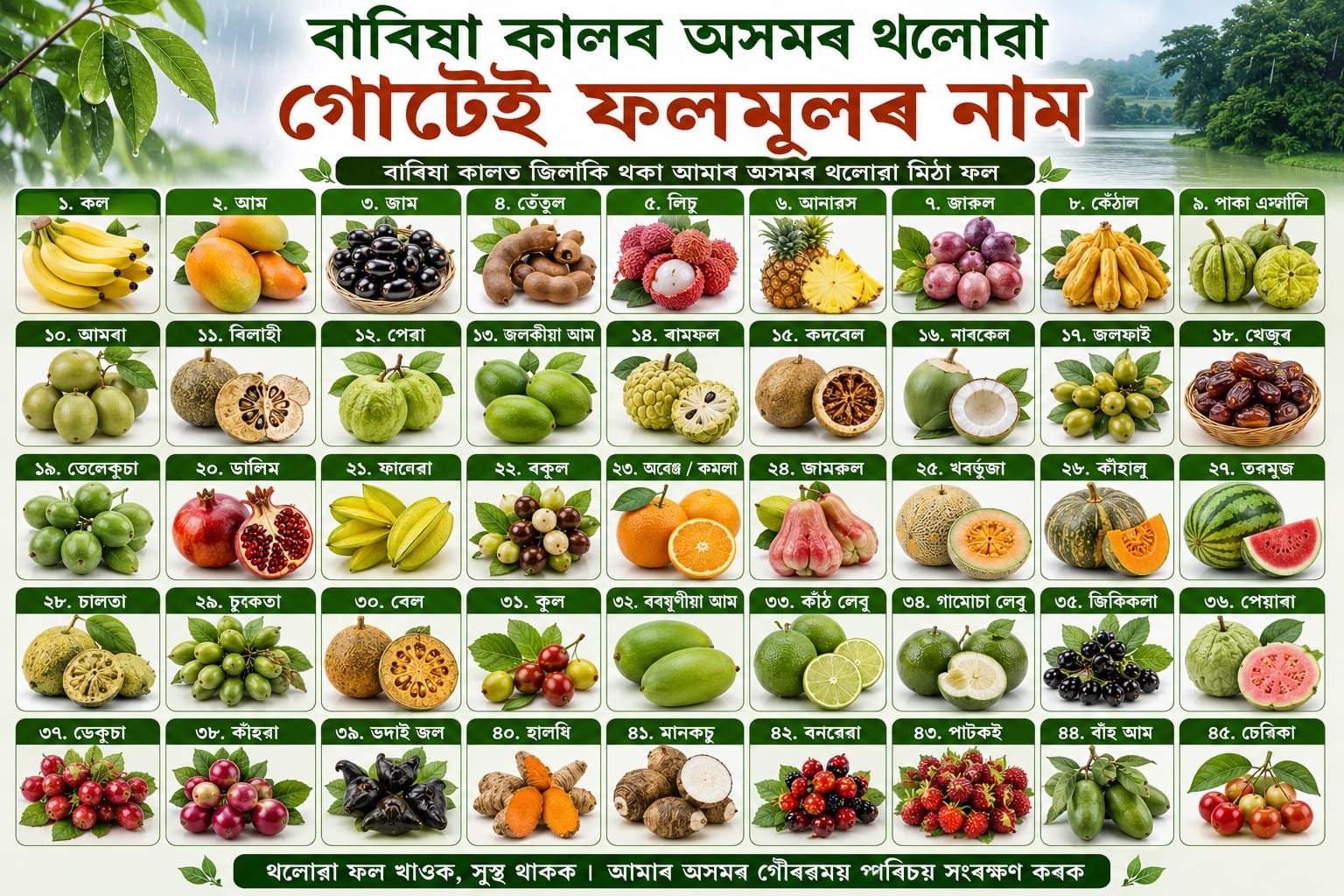 জৈৱিকভাবে বাৰিষাকালিন থলোৱা ফলৰ খেতি আৰু বানিজ্যিকৰন